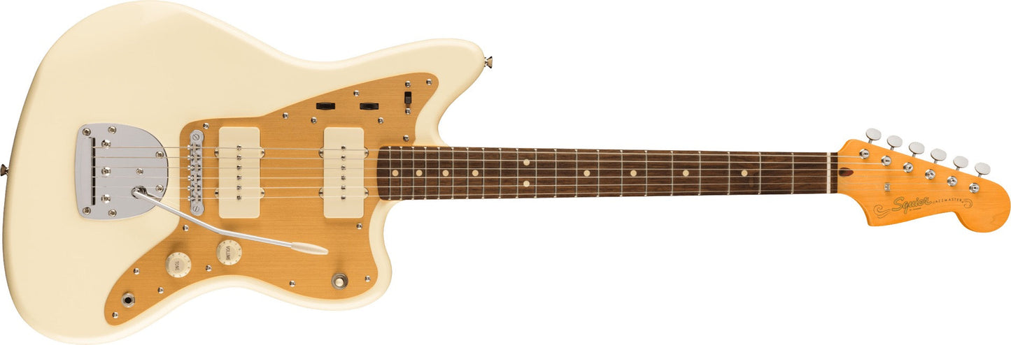 Squier J Mascis Jazzmaster, Laurel Fingerboard in Vintage White