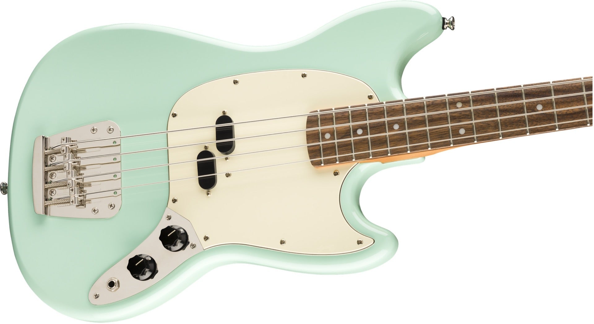 Squier Classic Vibe '60s Mustang Bass, Laurel Fingerboard in Surf Green