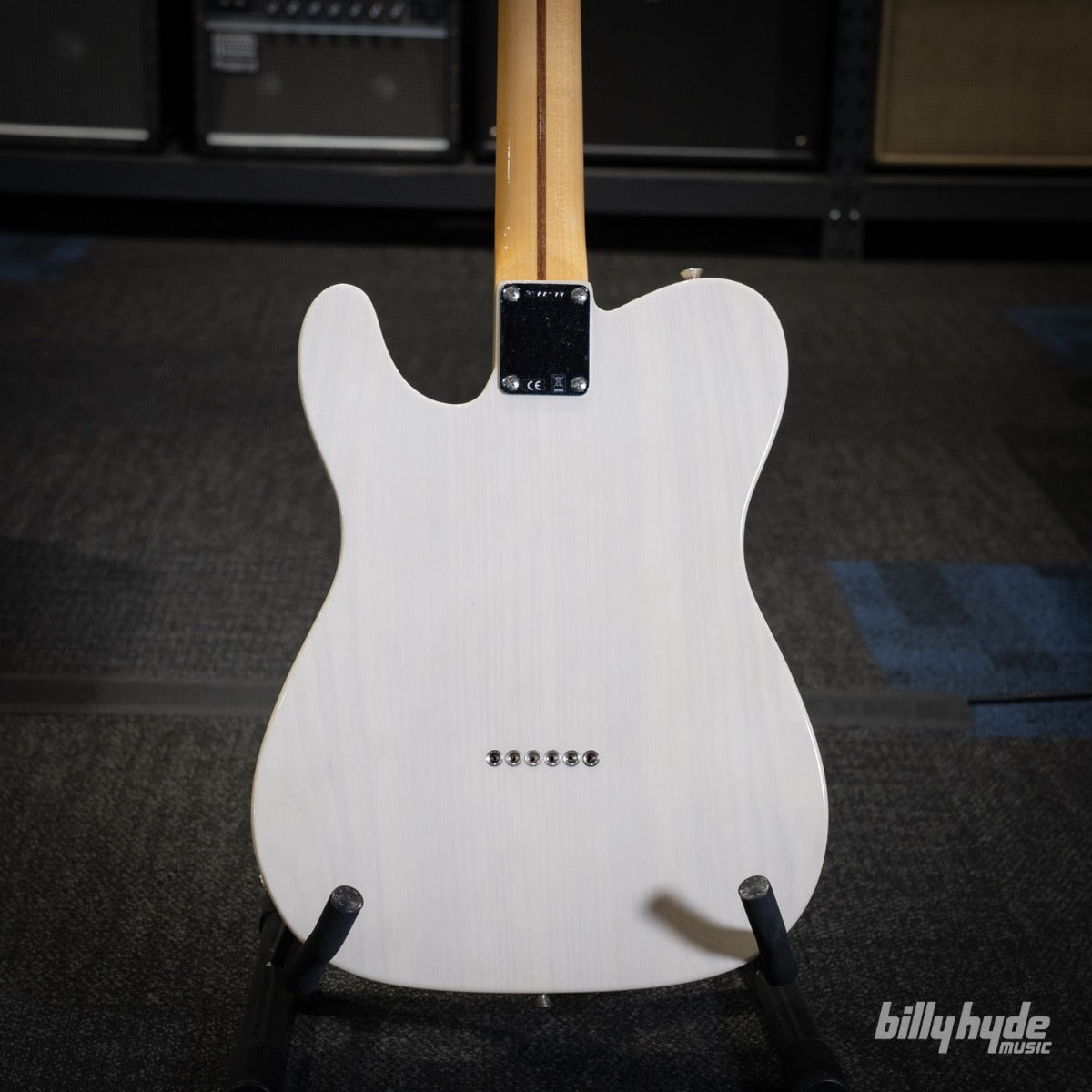 Fender Custom Shop Vintage Custom 1958 Top-Load Telecaster NOS Electric Guitar in Aged White Blonde