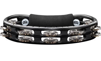 Meinl Percussion TMT1BK Traditional ABS Series Hand Held Molded ABS Tambourine Nickel Plated Steel Jingles in Black
