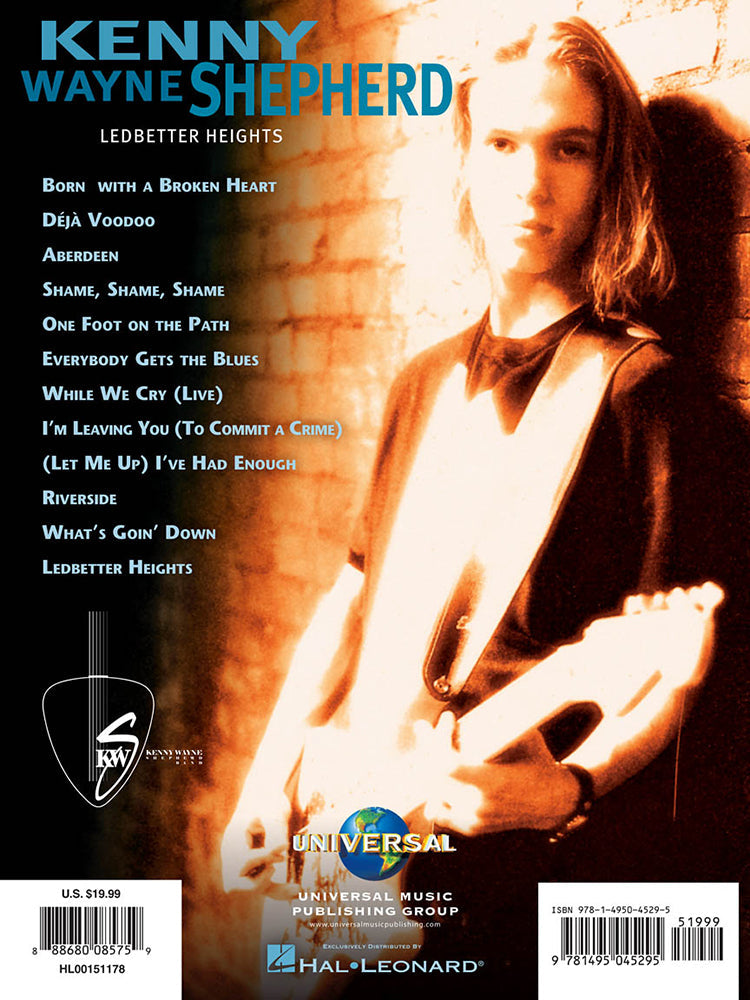 Kenny Wayne Shepherd Ledbetter Heights Guitar Tab RV 20th Anniversary Edition