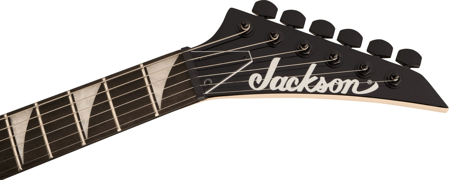 Jackson JS Series RR Minion JS1XM in Snow White with Black Pin Stripes
