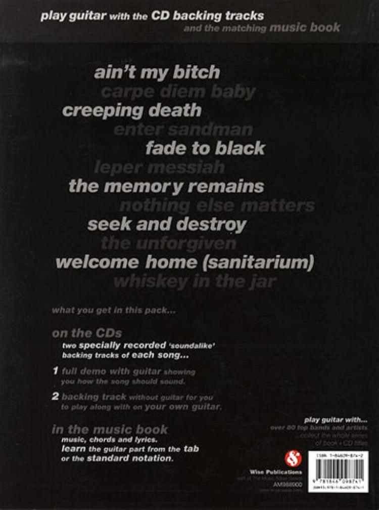 Play Guitar With Best Of Metallica Tab Bk/Cd