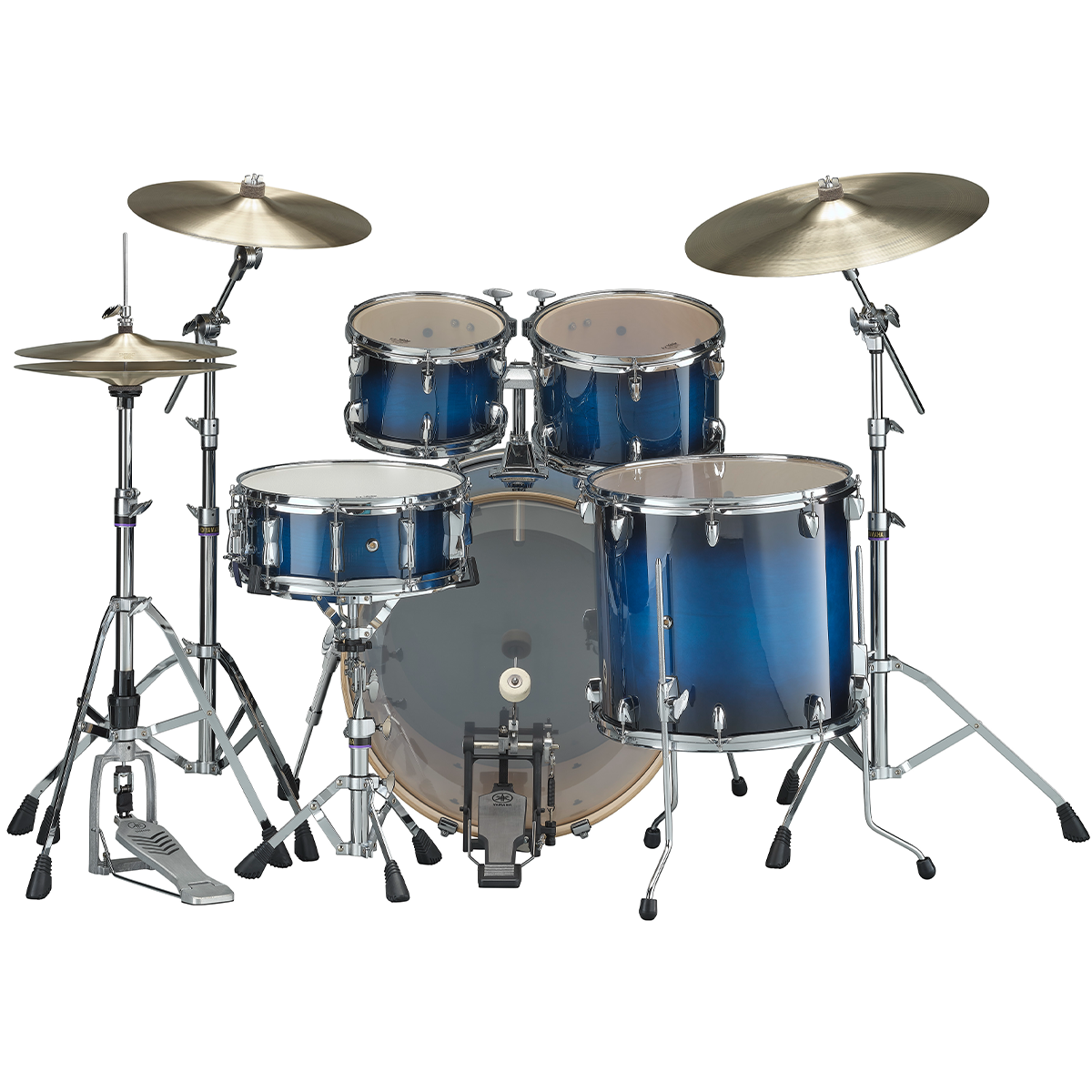 Yamaha Stage Custom Birch Fusion 5 Piece Drum Kit in Deep Blue Sunburst