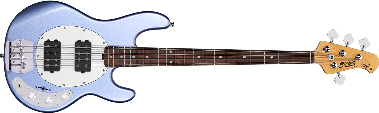 Sterling By Music Man StingRay Ray4HH in Lake Blue Metallic