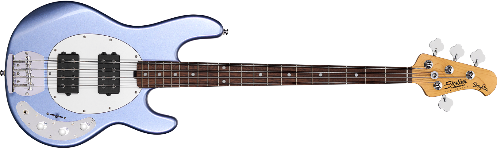 Sterling By Music Man StingRay Ray4HH in Lake Blue Metallic