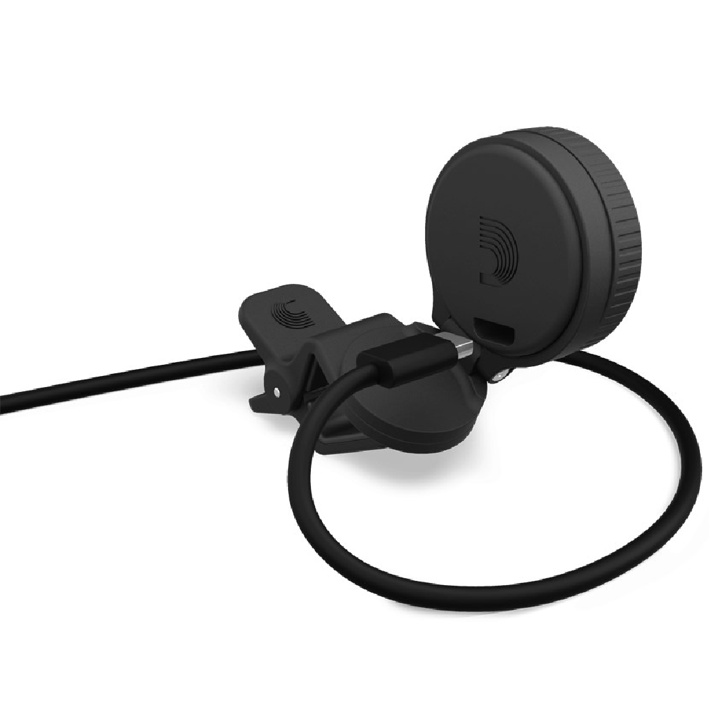 D'Addario NEXXUS 360 Rechargeable Headstock Tuner in Black