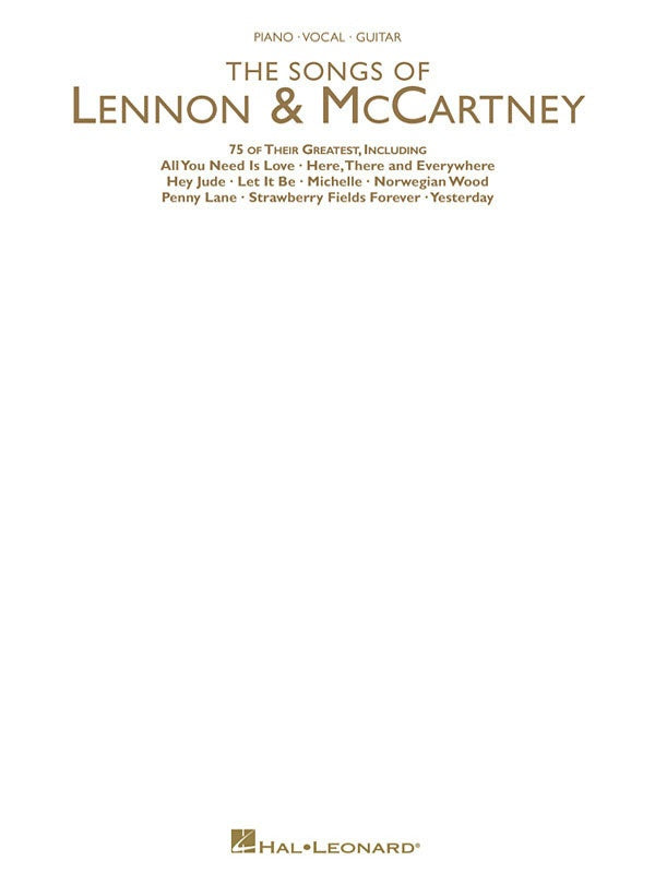 The Songs of Lennon & McCartney PVG