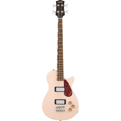 Gretsch Streamliner Jet Club Bass Single Cut Bass Guitar in Shell Pink