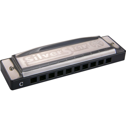 Hohner Silver Star 10 Hole Harmonica A