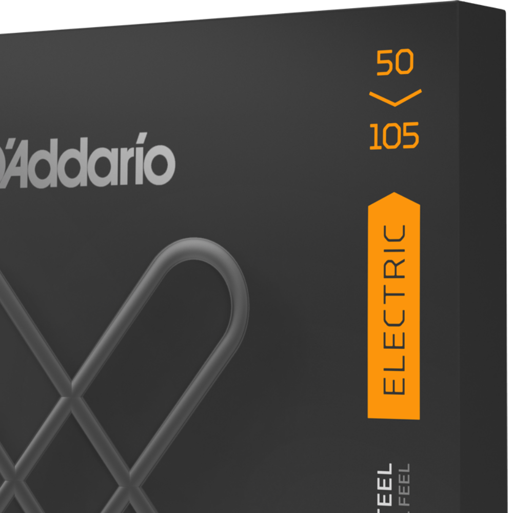 D'Addario XTB50105  XT Nickel Plated Steel Medium Long Scale Coated Bass Guitar Strings  50-105 Gauge