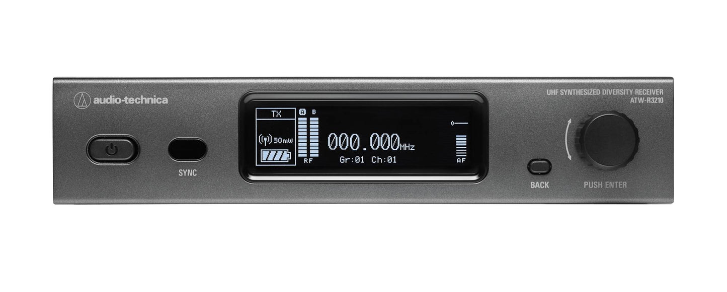 Audio-Technica 3000 Series Wireless Mic System: ATW-R3210 receiver & Handheld Transmitter