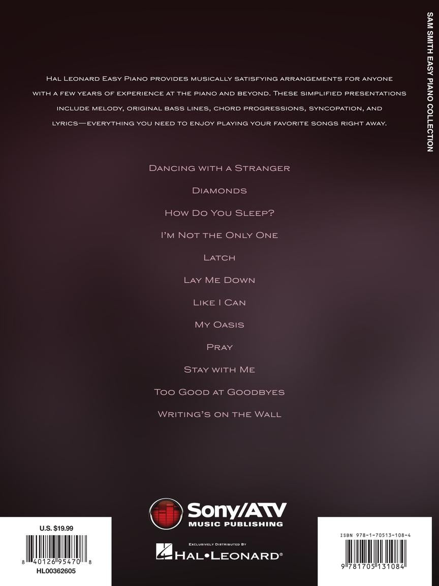 Sam Smith Easy Piano Collection