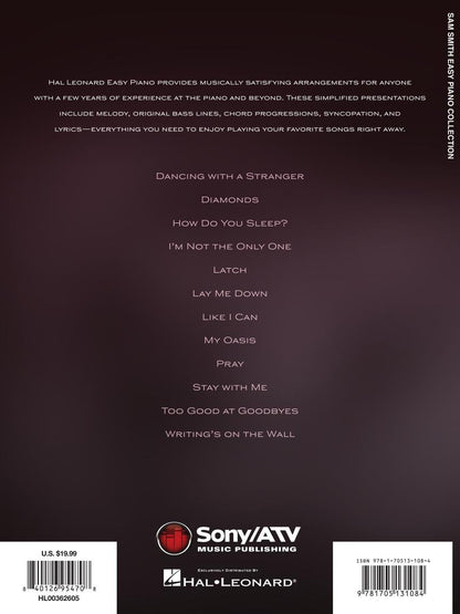 Sam Smith Easy Piano Collection