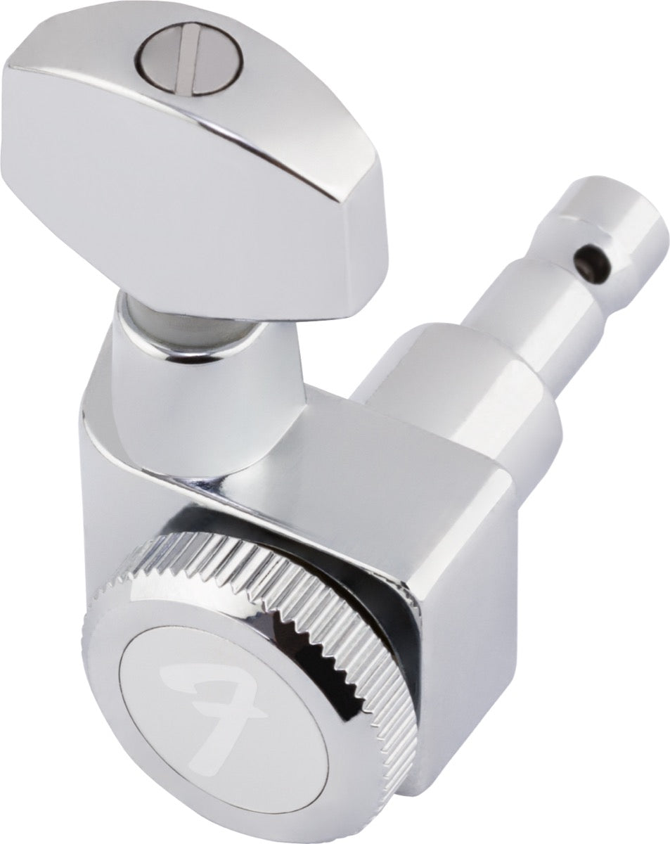 Fender Locking Stratocaster Telecaster Staggered Tuning Machines Sets in Polished Chrome