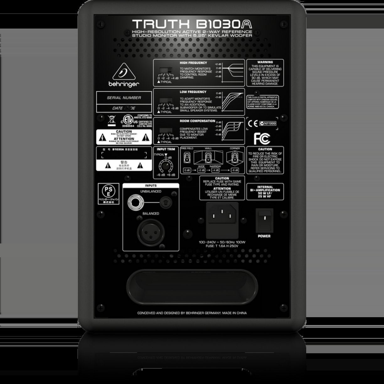 Behringer Truth B1030A Single 5" Studio Monitor