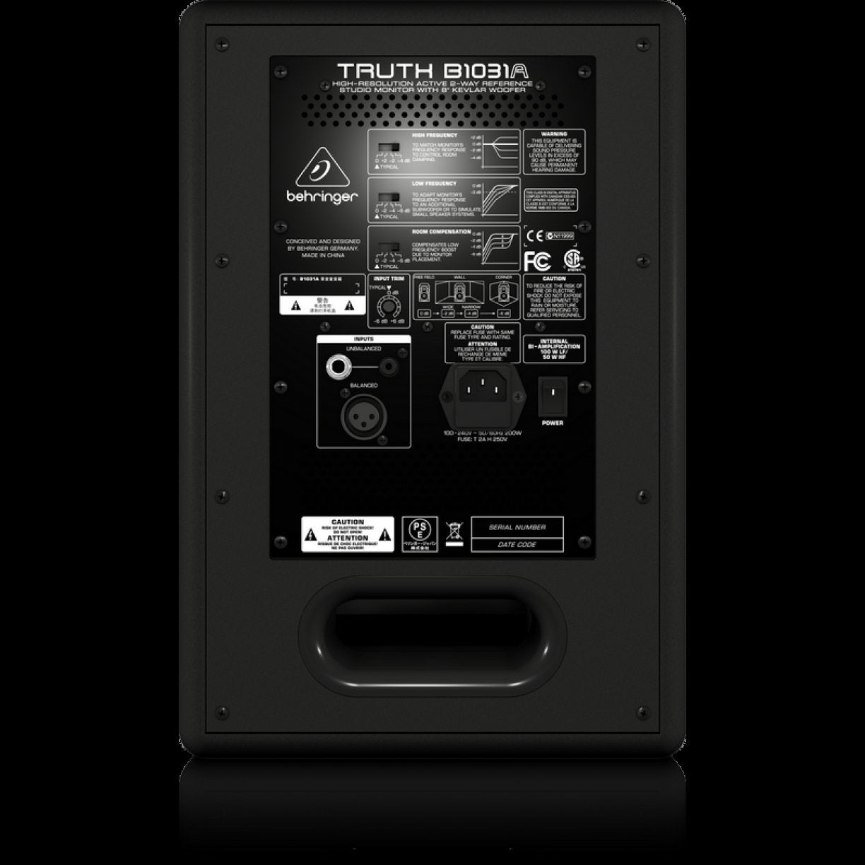 Behringer Truth B1031A Single 8" Studio Monitor