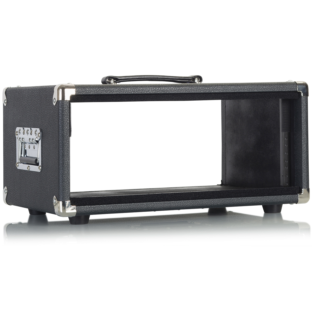 Gator GR-RETRORACK-4BK 4RU Amp Rack Case in Black