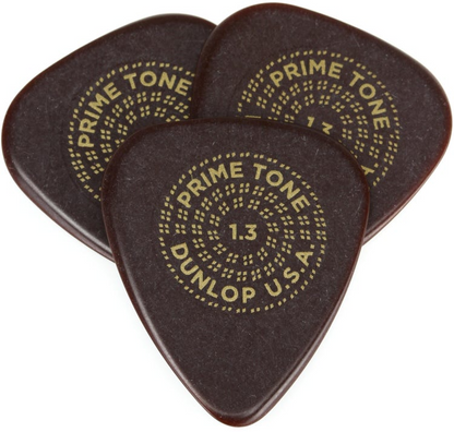Jim Dunlop Primetone Standard Smooth Guitar Picks 1.3mm 3 pack