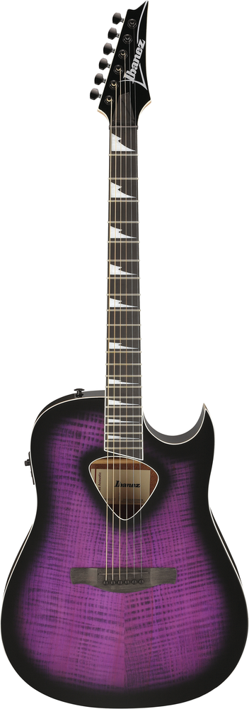Ibanez ALT50FA Electric Acoustic Guitar in Transparent Violet Sunburst High Gloss