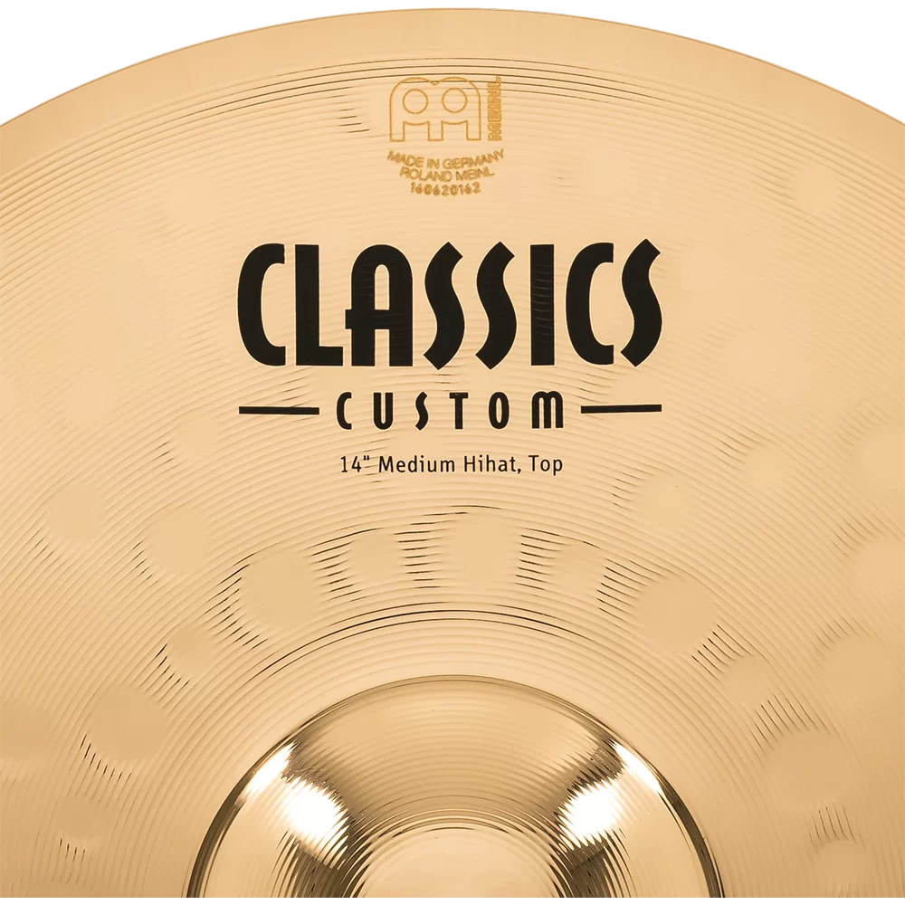 Meinl Cymbals Classics Custom Brilliant 14" Medium HiHats