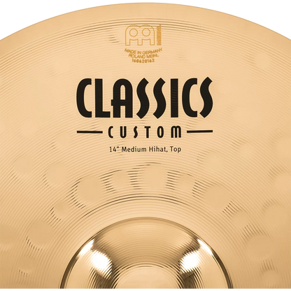 Meinl Cymbals Classics Custom Brilliant 14" Medium HiHats