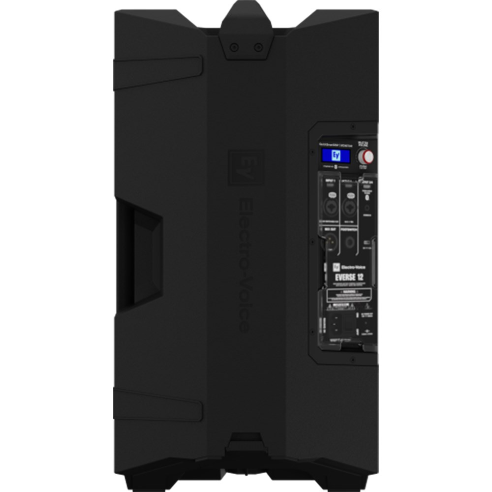 Electro-Voice EVERSE 12 Weatherized Battery Powered Loudspeaker Bluetooth Audio and Control in Black