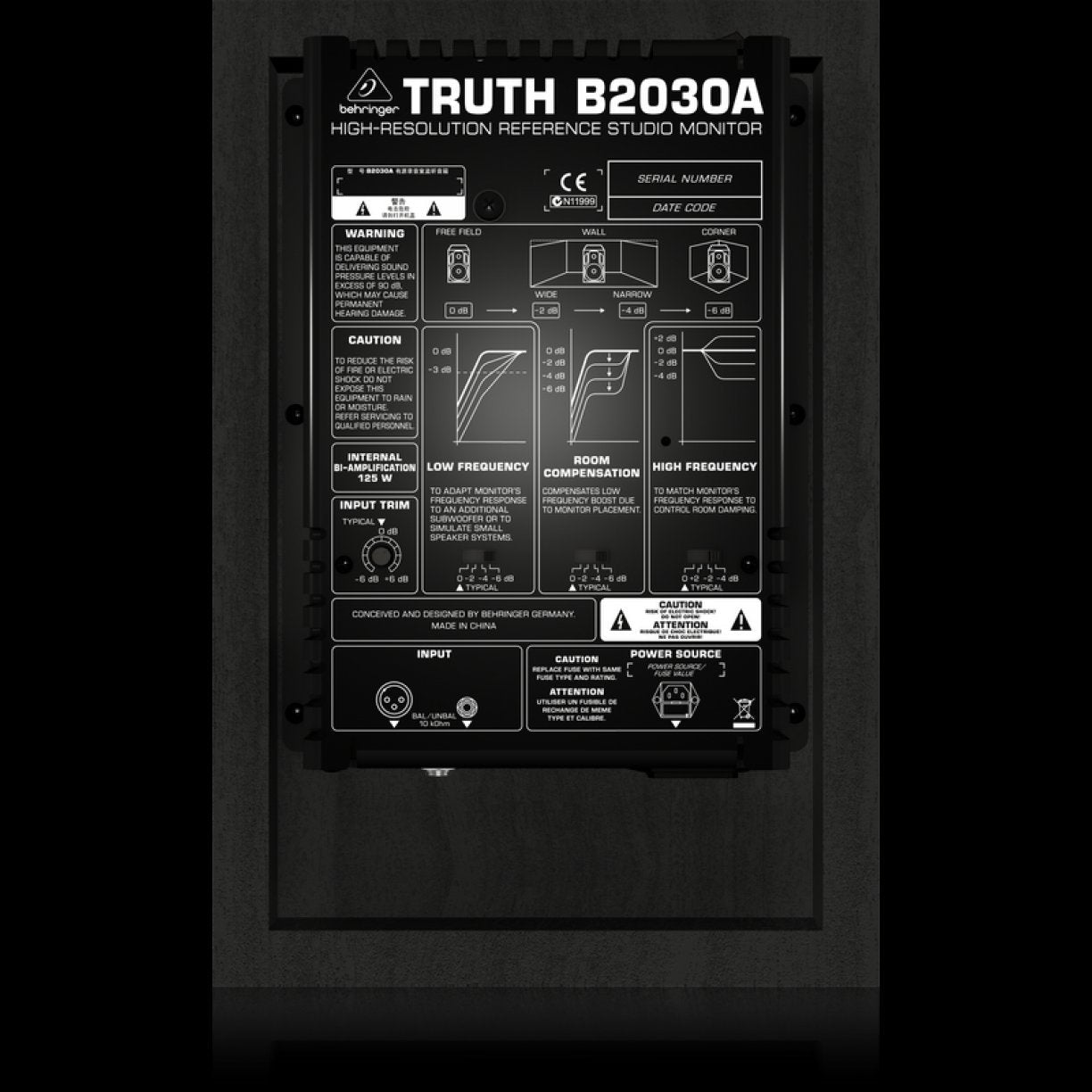 Behringer Truth B2030A Single 6" Studio Monitor
