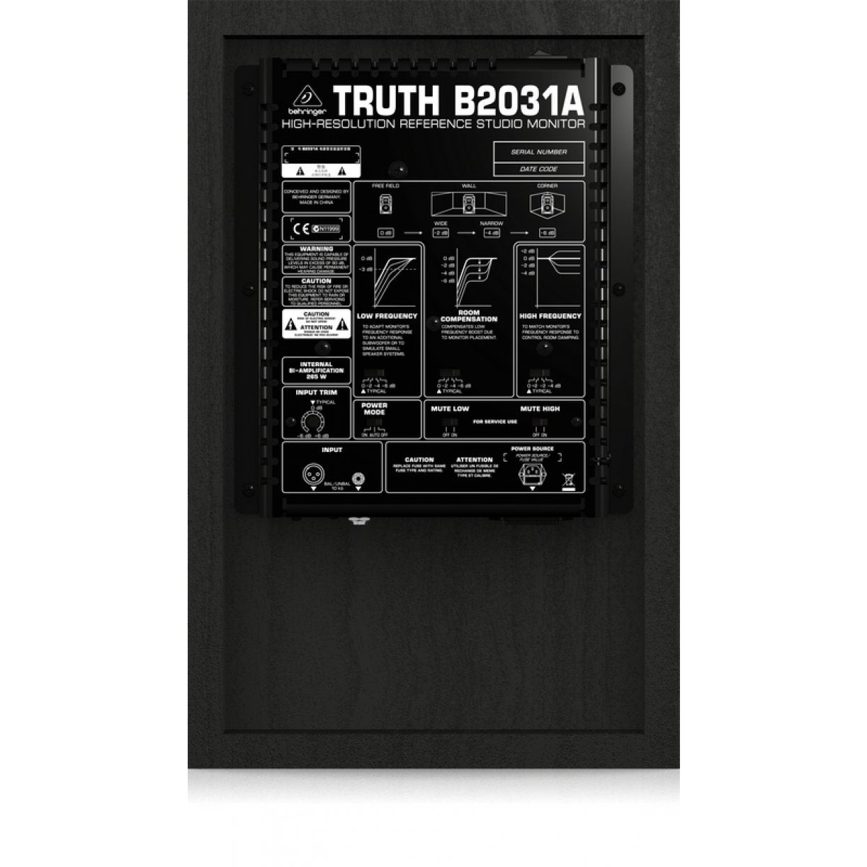 Behringer Truth B2031A Single 8" Studio Monitor