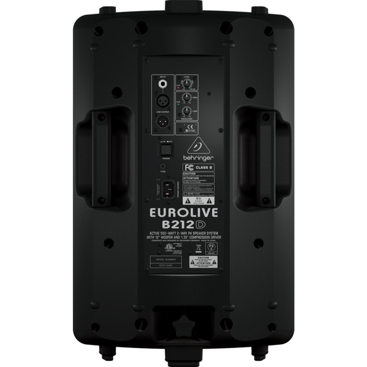Behringer B212D Active 550W 2 Way PA Speaker