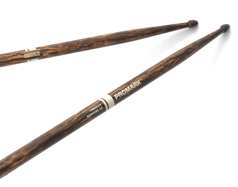 ProMark Rebound 5A Lacquered FireGrain Sticks