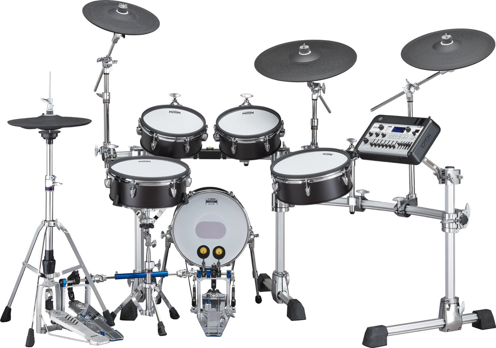Yamaha DTX10KM Mesh Heads Electronic Drum Kit in Black Forest Finish