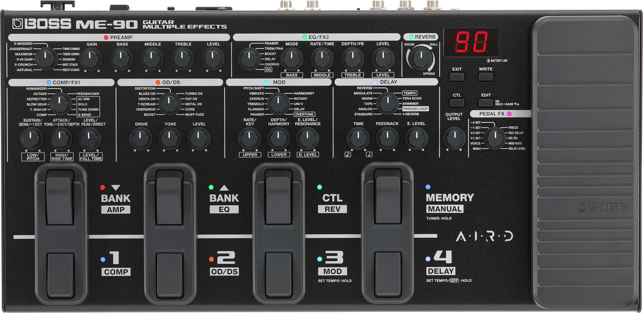 BOSS ME-90 Guitar Multiple Effects Pedal