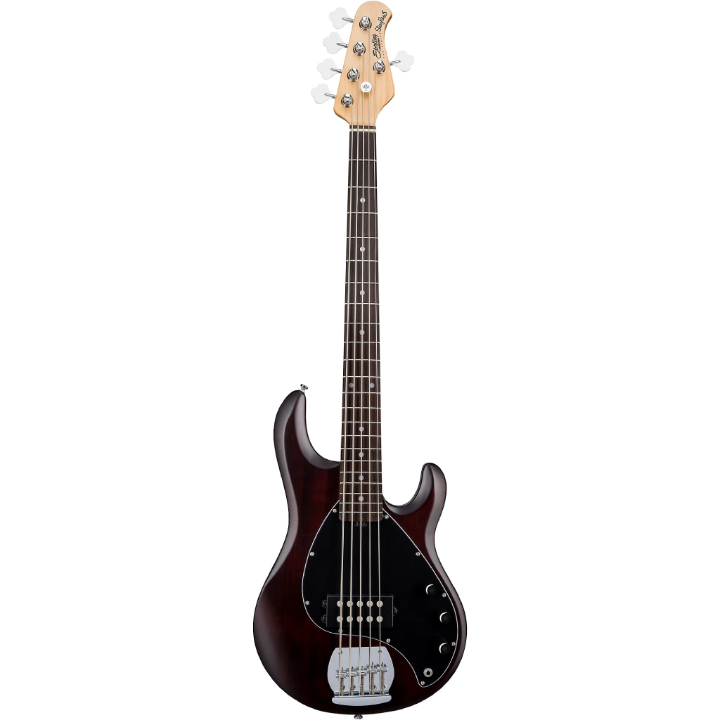 Sterling by Music Man StingRay Ray5 5-String, Jatoba Fingerboard in Walnut Satin
