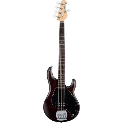 Sterling by Music Man StingRay Ray5 5-String, Jatoba Fingerboard in Walnut Satin