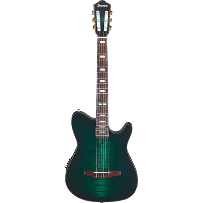 Ibanez FRH20FMN Electric Nylon String in Deep Emerald Green Low Gloss