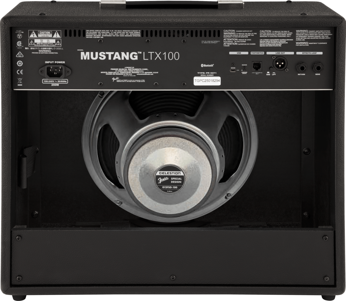 Fender Mustang LTX100 1x12" 100W Combo Amp