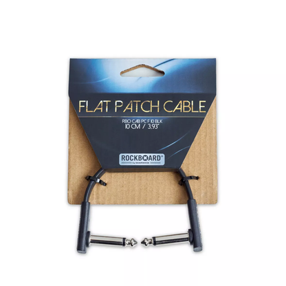 Warwick Rockboard Flat Patch Cable 10cm in Black