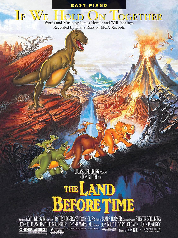 If We Hold On Together The Land Before Time Easy Piano S/S