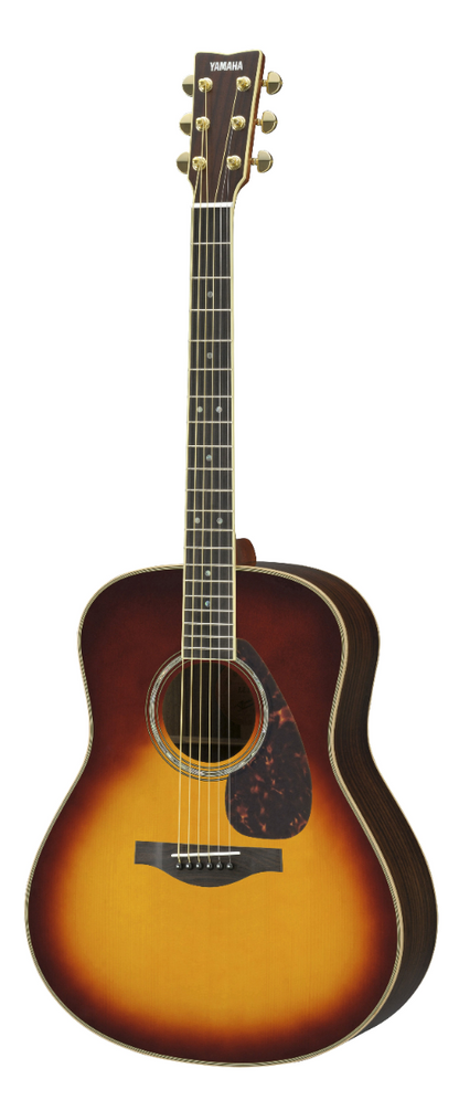 Yamaha LL16ARE Jumbo Acoustic Electric Guitar in Brown Sunburst