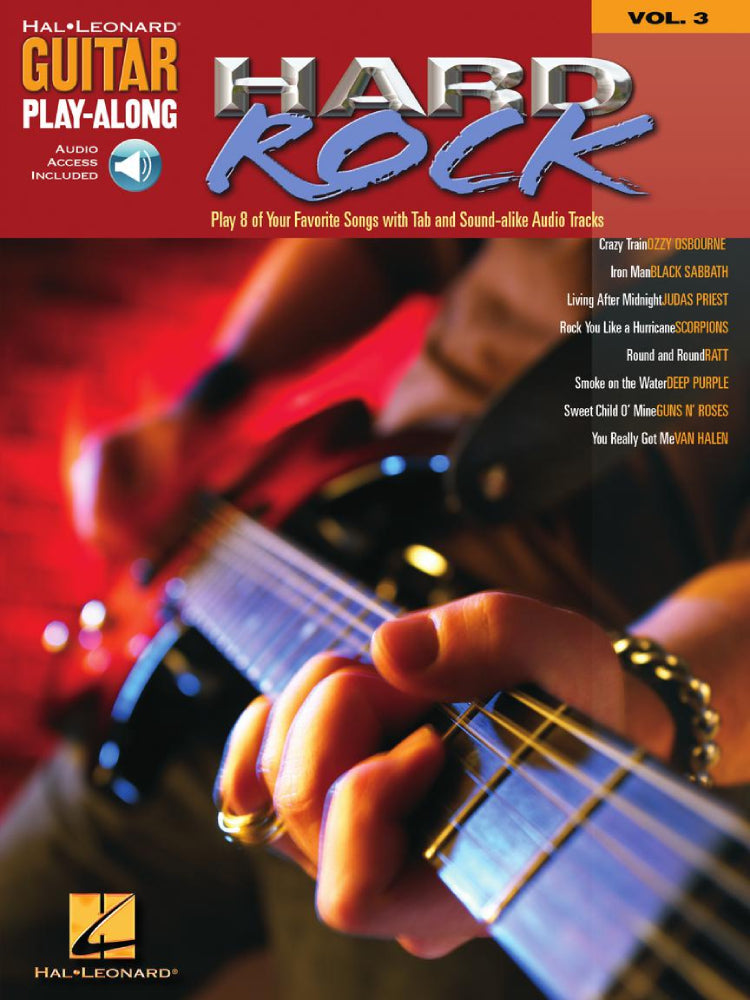 Hard Rock Guitar Play Along Volume 3 Bk/Ola