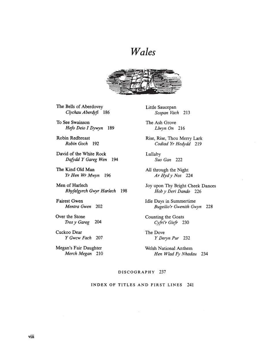 Folk Songs Of England Ireland Scotland Wales