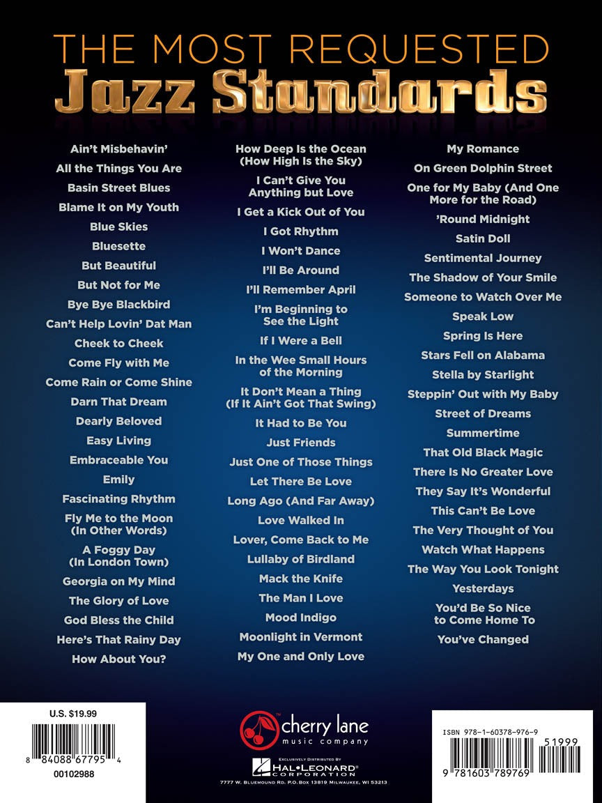 The Most Requested Jazz Standards PVG