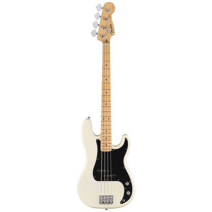 Fender Standard Precision Bass, Maple Fingerboard in Olympic White