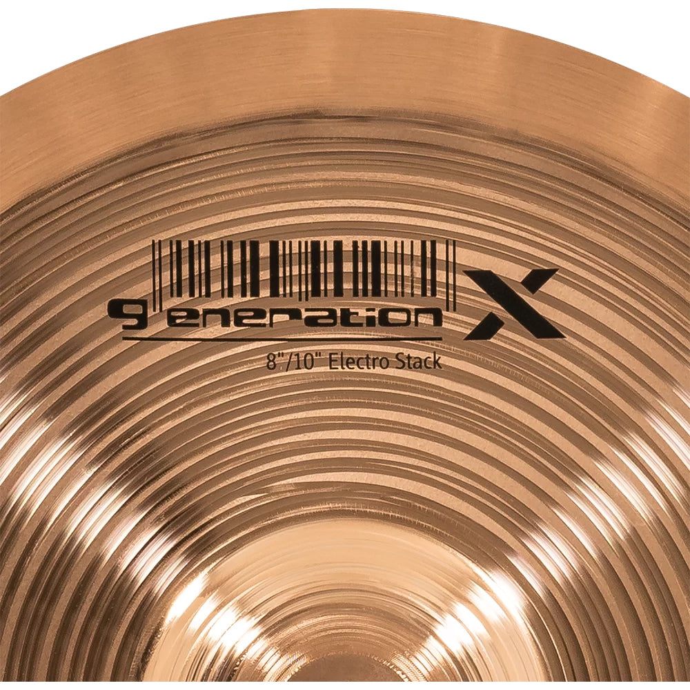 Meinl Cymbals Generation X 8" and 10" Electro Stack