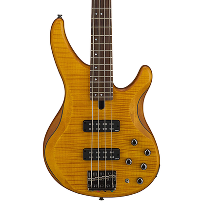 Yamaha TRBX604FM Electric Bass in Matte Amber