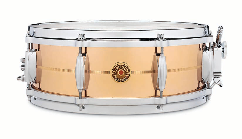 Gretsch USA Custom Series 5" x 14" Bronze Snare Drum