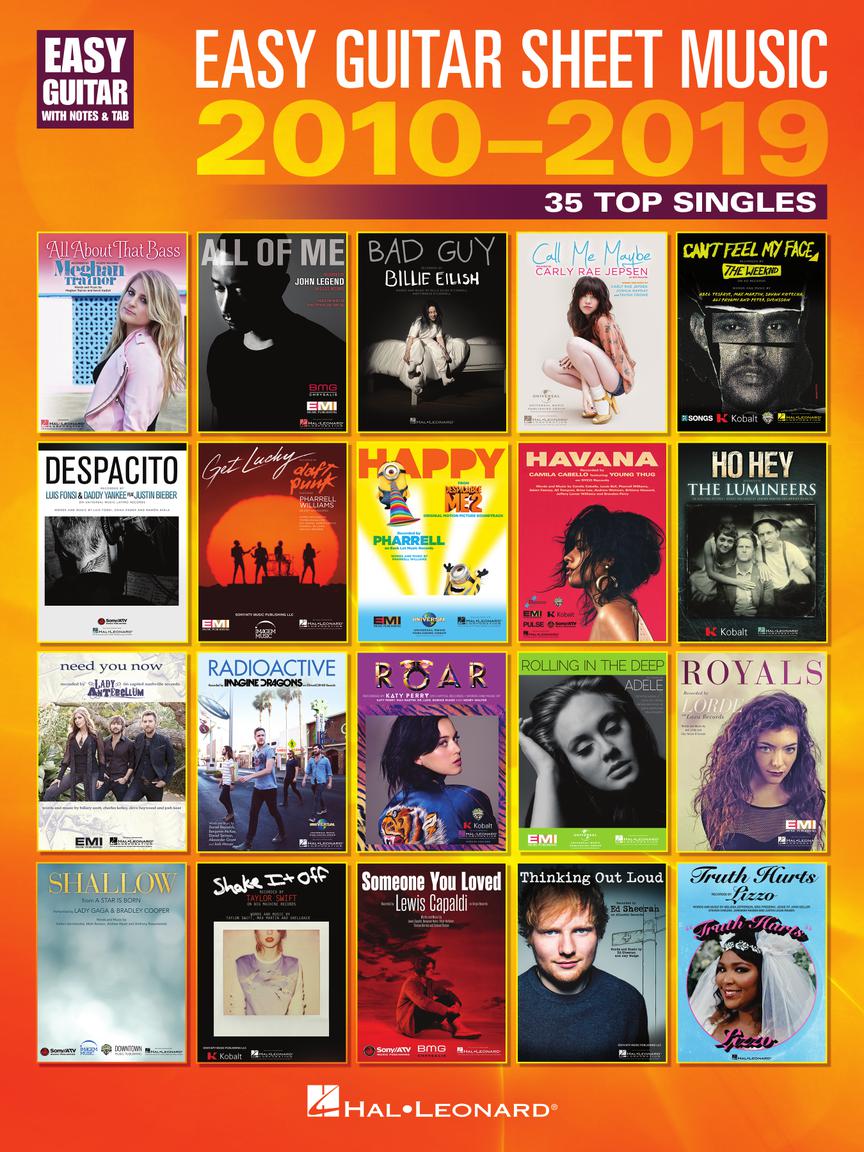 Easy Guitar Sheet Music 2010-2019 Notes / Tab