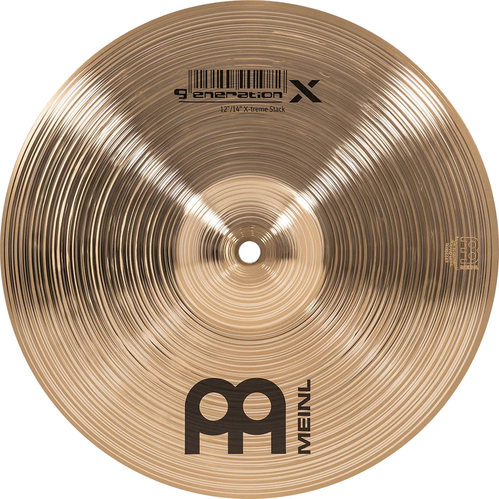 Meinl Cymbals Generation X 12" and 14" Xtreme Stack HiHats