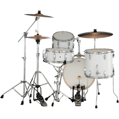 Pearl Midtown 4-Piece Compact Drum Kit in Pure White